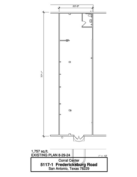 5115-5145 Fredericksburg Rd, San Antonio, TX for rent - Floor Plan - Image 3 of 3