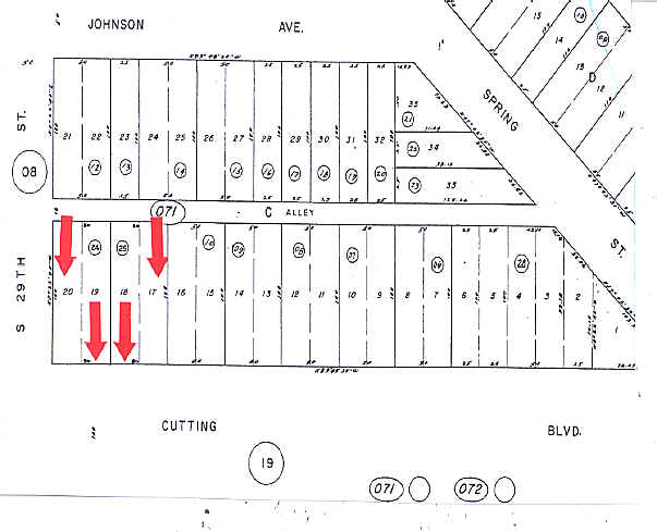 2901 Cutting Blvd, Richmond, CA for sale - Plat Map - Image 3 of 10