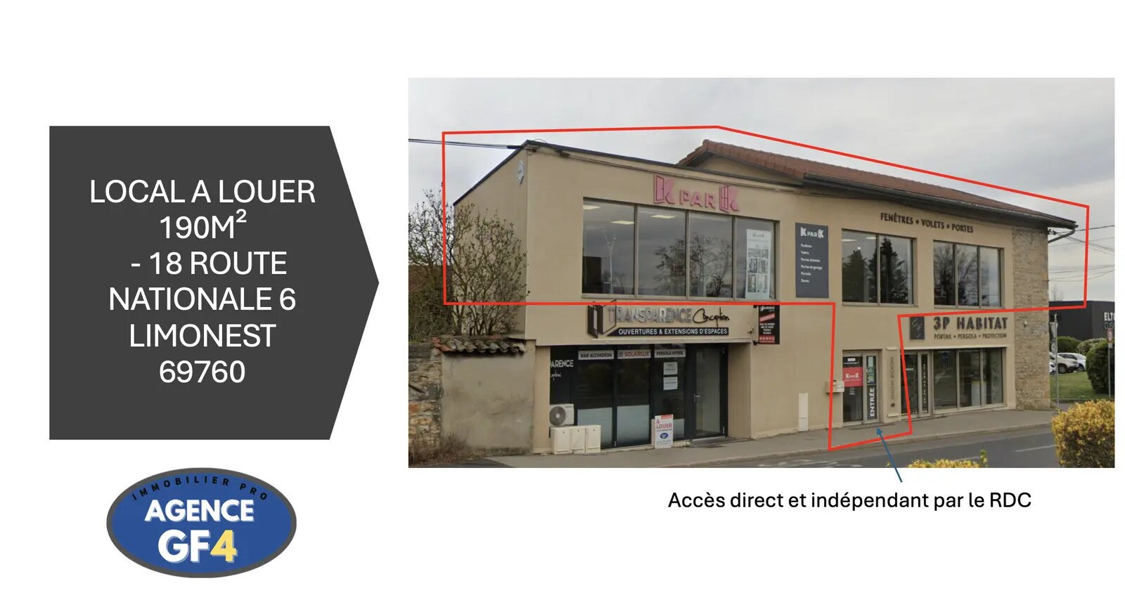 Retail in Limonest to rent Building Photo- Image 1 of 5