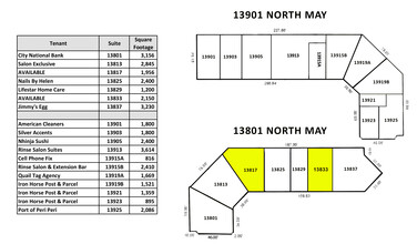 13802-13804 N May Ave, Oklahoma City, OK for rent Site Plan- Image 1 of 1