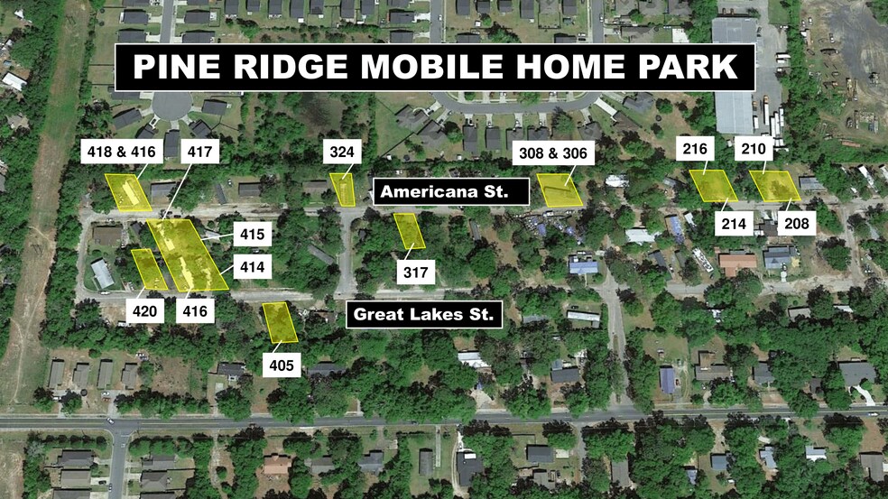Pine Ridge Mobile Home Park, Tallahassee 32305 Select Lots & Homes
