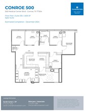 500 Medical Center Blvd, Conroe, TX for rent Floor Plan- Image 1 of 1