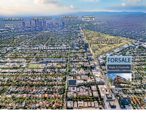 153 S Maple Dr, Beverly Hills, CA - aerial  map view - Image1