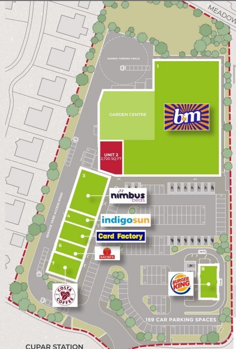 1 South Rd, Cupar to rent Site Plan- Image 1 of 2