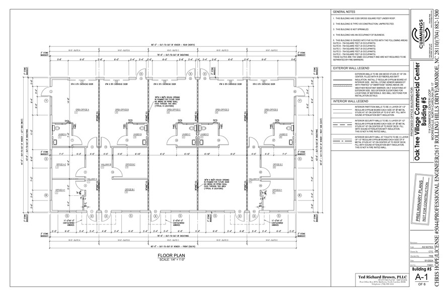 114 Commerce Center Loop, Mooresville, NC for rent - Floor Plan - Image 2 of 2