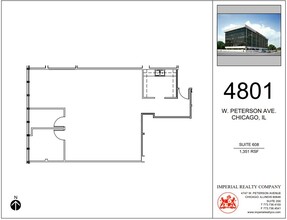 4801 W Peterson Ave, Chicago, IL for rent Floor Plan- Image 1 of 4