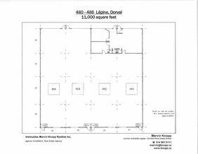 480-518 Av Lépine, Dorval, QC for rent Site Plan- Image 1 of 2