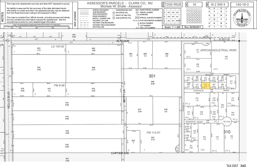 5440 Tolentino Dr, Las Vegas, NV for rent - Plat Map - Image 2 of 26