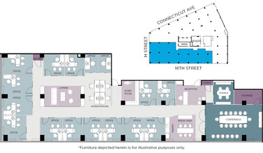 1150 Connecticut Ave NW, Washington, DC for rent Floor Plan- Image 1 of 1