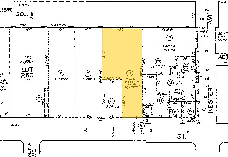 14923 Oxnard St, Van Nuys, CA for sale - Plat Map - Image 1 of 1