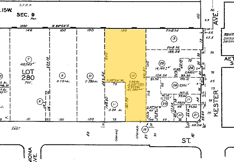 14923 Oxnard St, Van Nuys, CA for sale Plat Map- Image 1 of 1