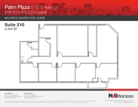 141 E Palm Ln, Phoenix, AZ to rent Site Plan- Image 1 of 1