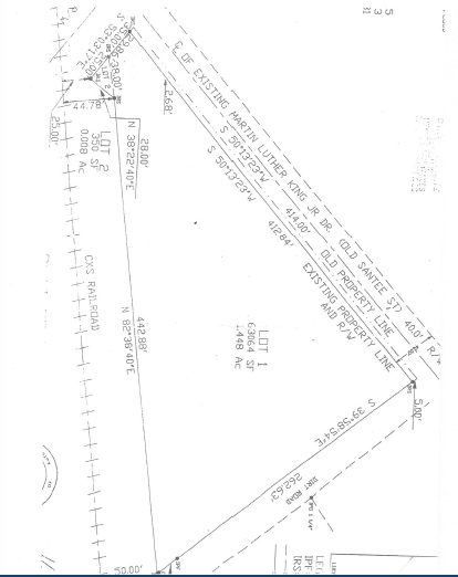 106 MLKing Jr Blvd, Saint Stephen, SC for rent - Plat Map - Image 3 of 7