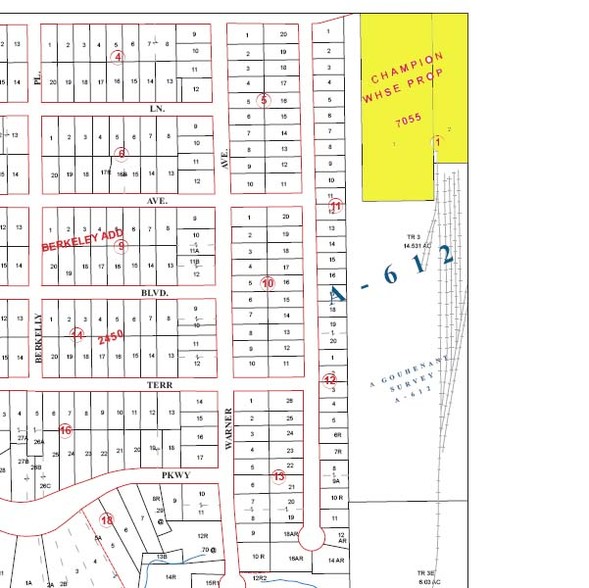 1901-1923 Windsor Pl, Fort Worth, TX for rent - Plat Map - Image 2 of 49