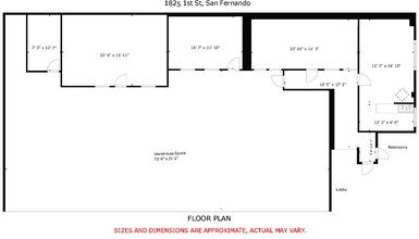 1825 1st St, San Fernando, CA for rent Floor Plan- Image 1 of 1