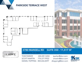 3780 Mansell Rd, Alpharetta, GA for rent Site Plan- Image 1 of 1