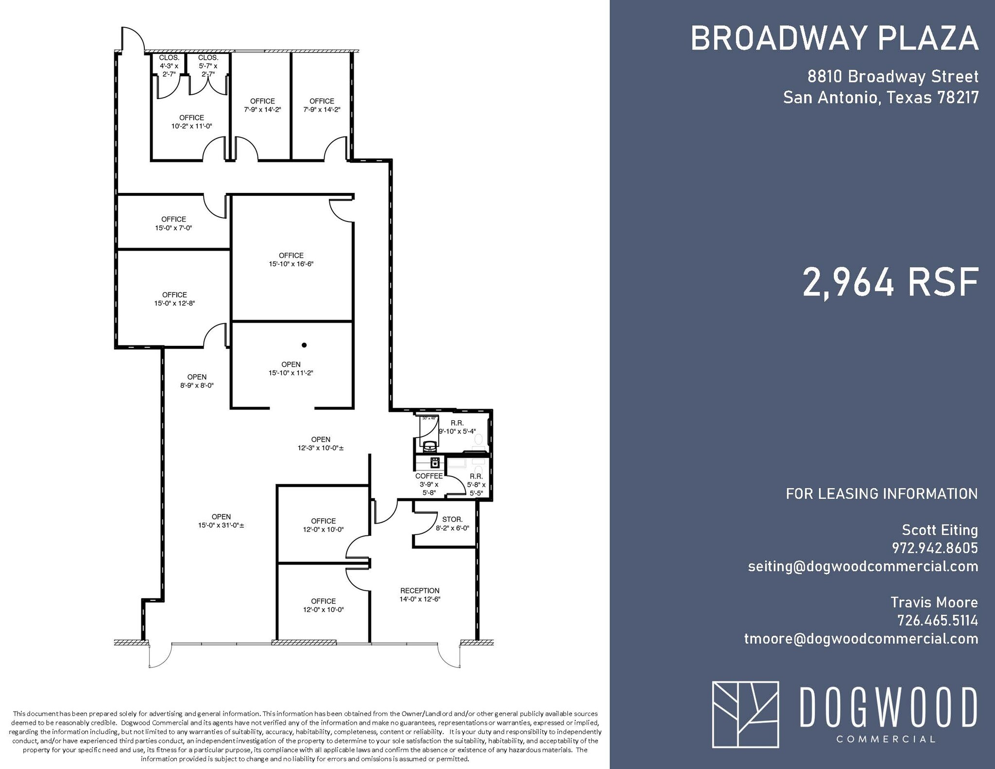 8800-8856 Broadway St, San Antonio, TX for rent Floor Plan- Image 1 of 1