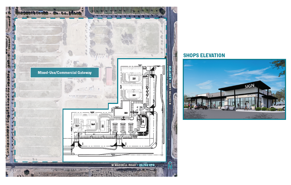 NWC Cotton Lane & Waddell Rd, Surprise, AZ for sale - Building Photo - Image 2 of 3