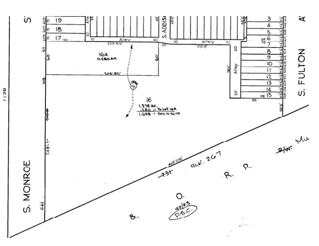 613 S Monroe St, Baltimore, MD for sale - Plat Map - Image 2 of 3