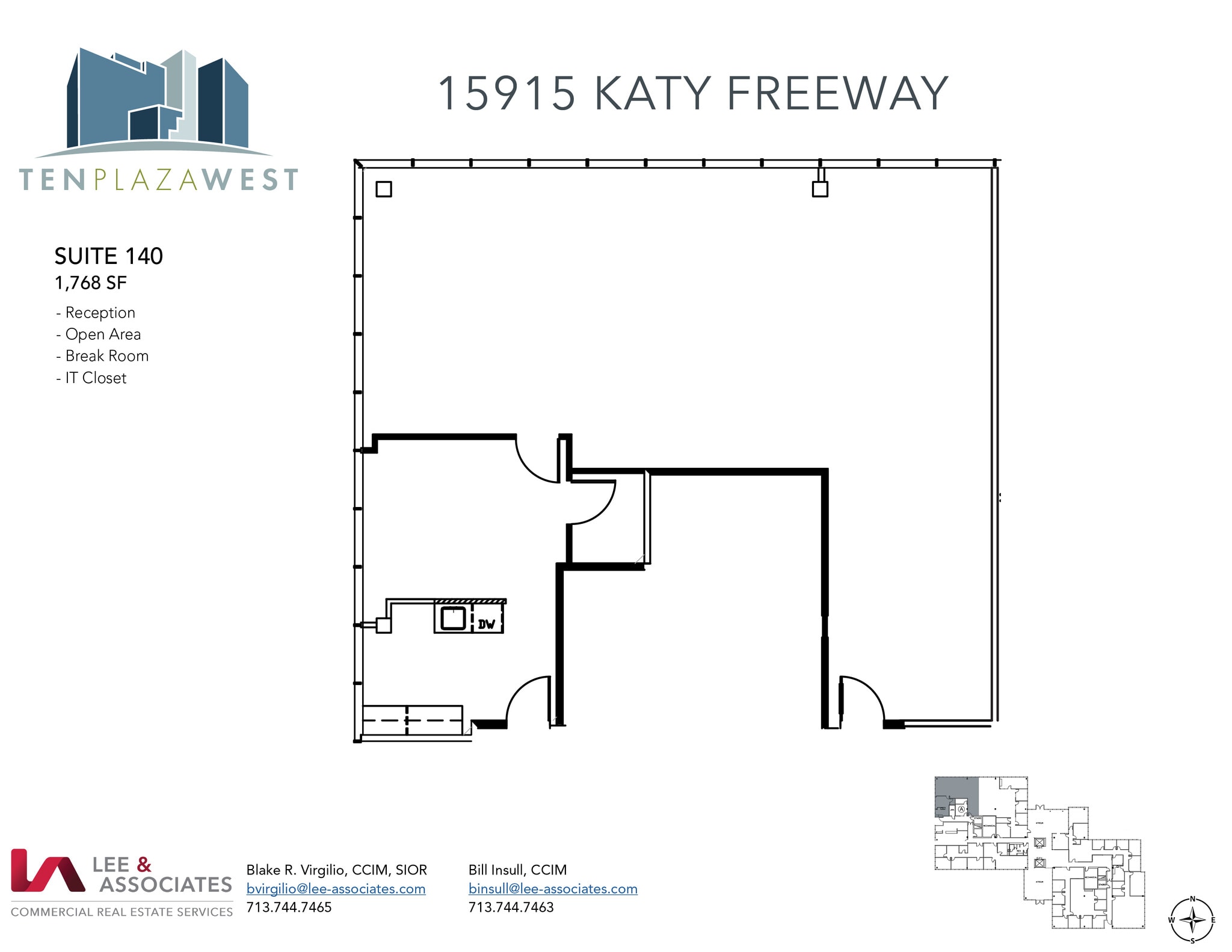 15915 Katy Fwy, Houston, TX to rent Floor Plan- Image 1 of 1