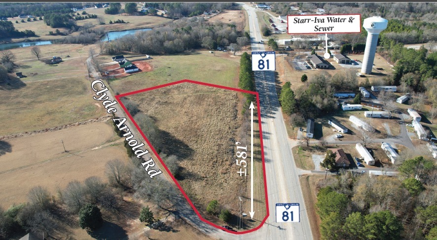 Hwy 81 & Clyde Arnold Rd, Starr, SC for sale - Primary Photo - Image 1 of 1