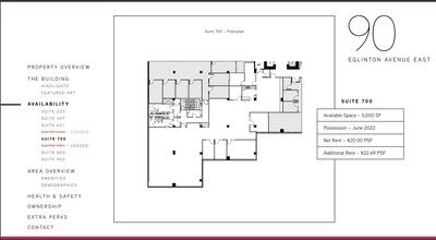 90 Eglinton Ave E, Toronto, ON for rent Floor Plan- Image 1 of 1