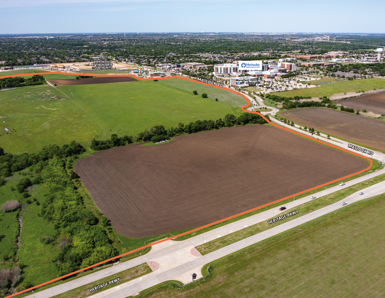 E. Broad St. @ Matlock rd, Mansfield, TX for sale - Aerial - Image 3 of 4