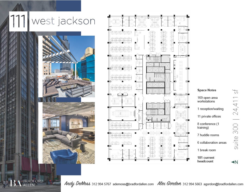 111 W Jackson Blvd, Chicago, IL to rent Floor Plan- Image 1 of 6