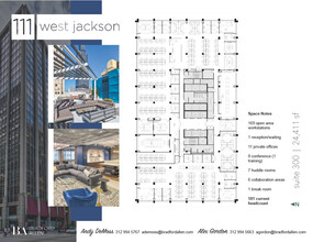 111 W Jackson Blvd, Chicago, IL for rent Floor Plan- Image 1 of 6