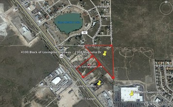 4100 N Lovington Hwy, Hobbs, NM - aerial  map view