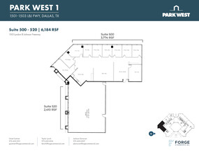 1501-1507 Lyndon B Johnson Fwy, Dallas, TX for rent Floor Plan- Image 1 of 2