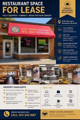 More details for 3749 Cedar Ave S, Minneapolis, MN - Retail to Rent