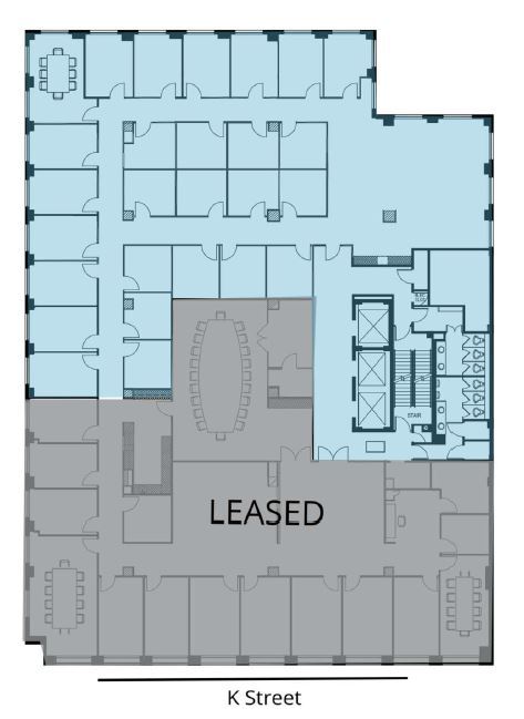 1750 K St NW, Washington, DC to rent Floor Plan- Image 1 of 1