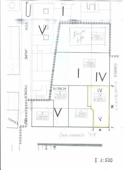 Land in València, Valencia to rent - Site Plan - Image 2 of 2