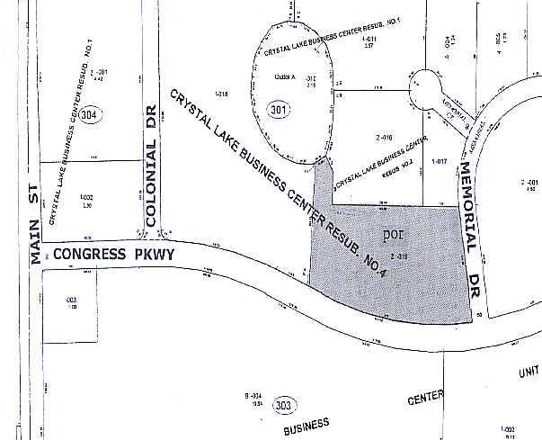 290 E Congress Pky, Crystal Lake, IL for sale - Plat Map - Image 2 of 4