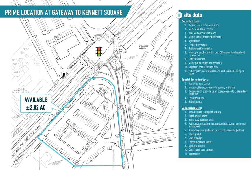 718 E Baltimore Pike, Kennett Square, PA for rent - Site Plan - Image 3 of 4