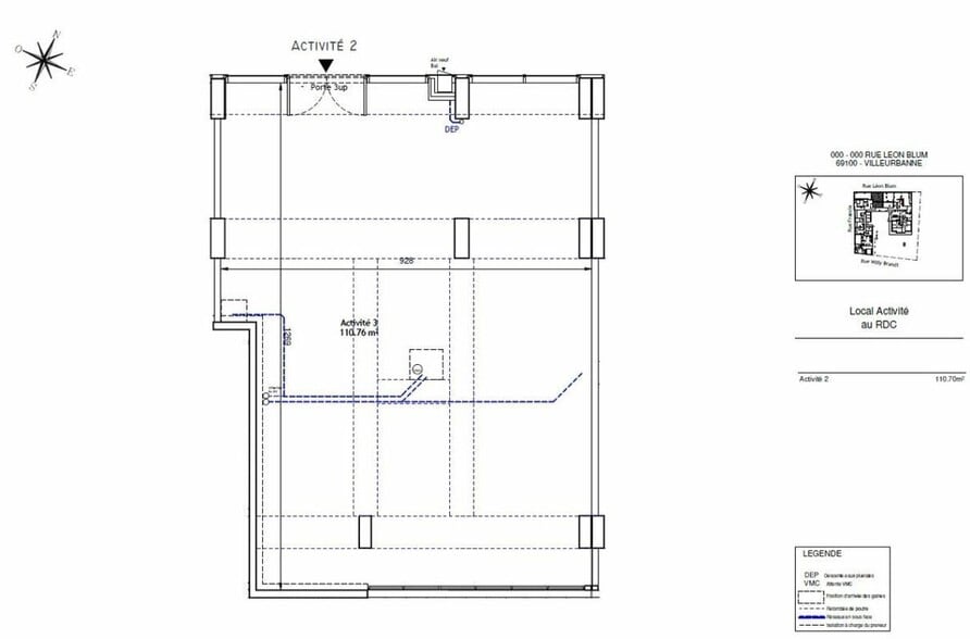 218 B Rue Léon Blum, Villeurbanne for sale - Floor Plan - Image 3 of 5