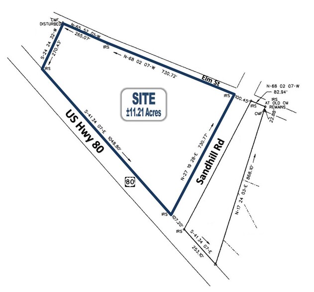 166 US 80, Guyton, GA for sale - Plat Map - Image 3 of 10