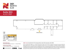 301 N Elm St, Greensboro, NC for rent Floor Plan- Image 1 of 1