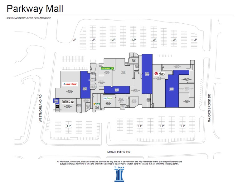 212 McAllister Dr, Saint John, NB for rent - Site Plan - Image 2 of 2