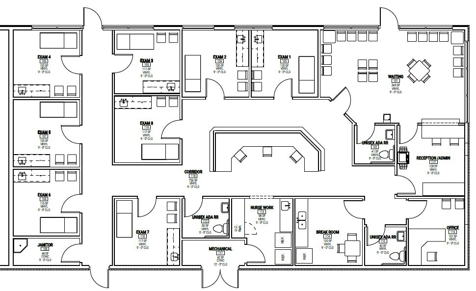 247-257 S Coltrane Rd, Edmond, OK to rent Floor Plan- Image 1 of 1