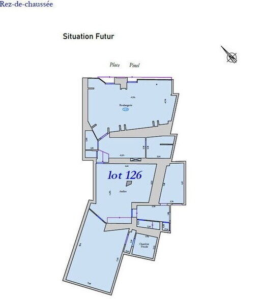 Retail in Paris for sale - Floor Plan - Image 2 of 3