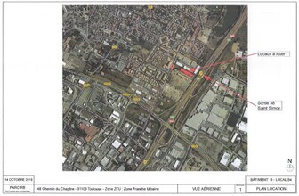 Toulouse - Aerial  map view