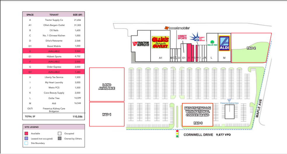 12-54 Cornwell Dr, Bridgeton, NJ for rent - Site Plan - Image 3 of 5