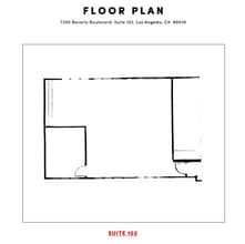 7250 Beverly Blvd, Los Angeles, CA to rent Floor Plan- Image 1 of 1