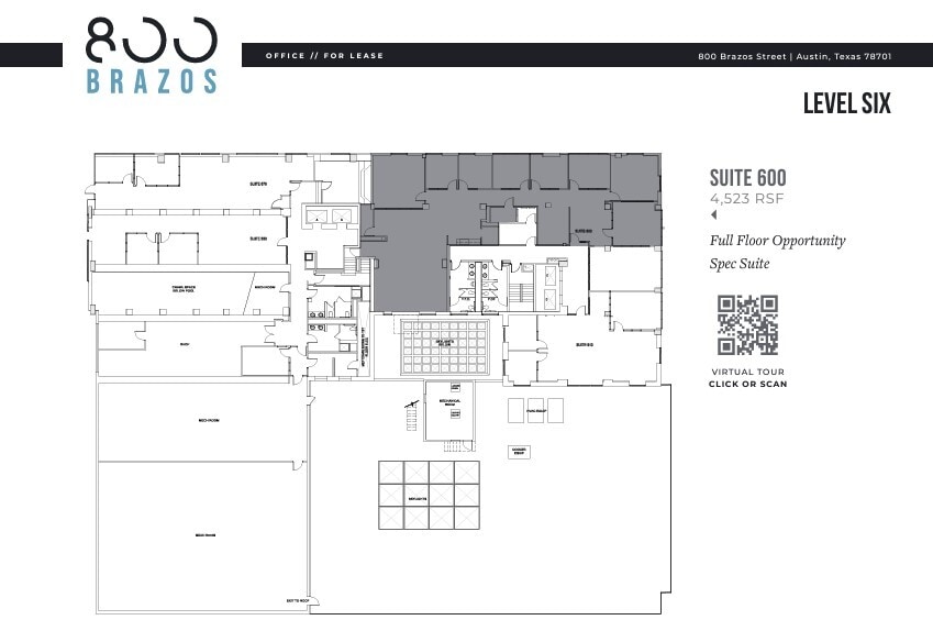 800 Brazos St, Austin, TX to rent Floor Plan- Image 1 of 1