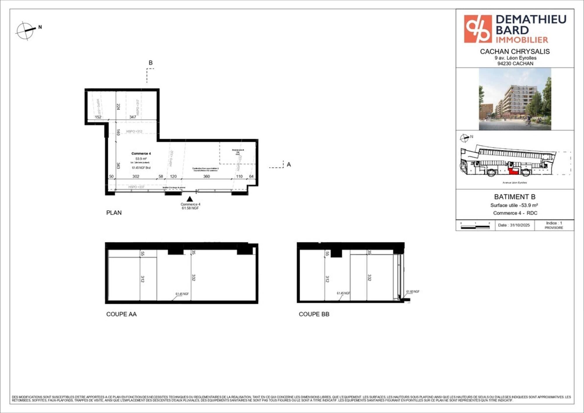 23-25 Avenue Carnot, Cachan to rent Interior Photo- Image 1 of 2