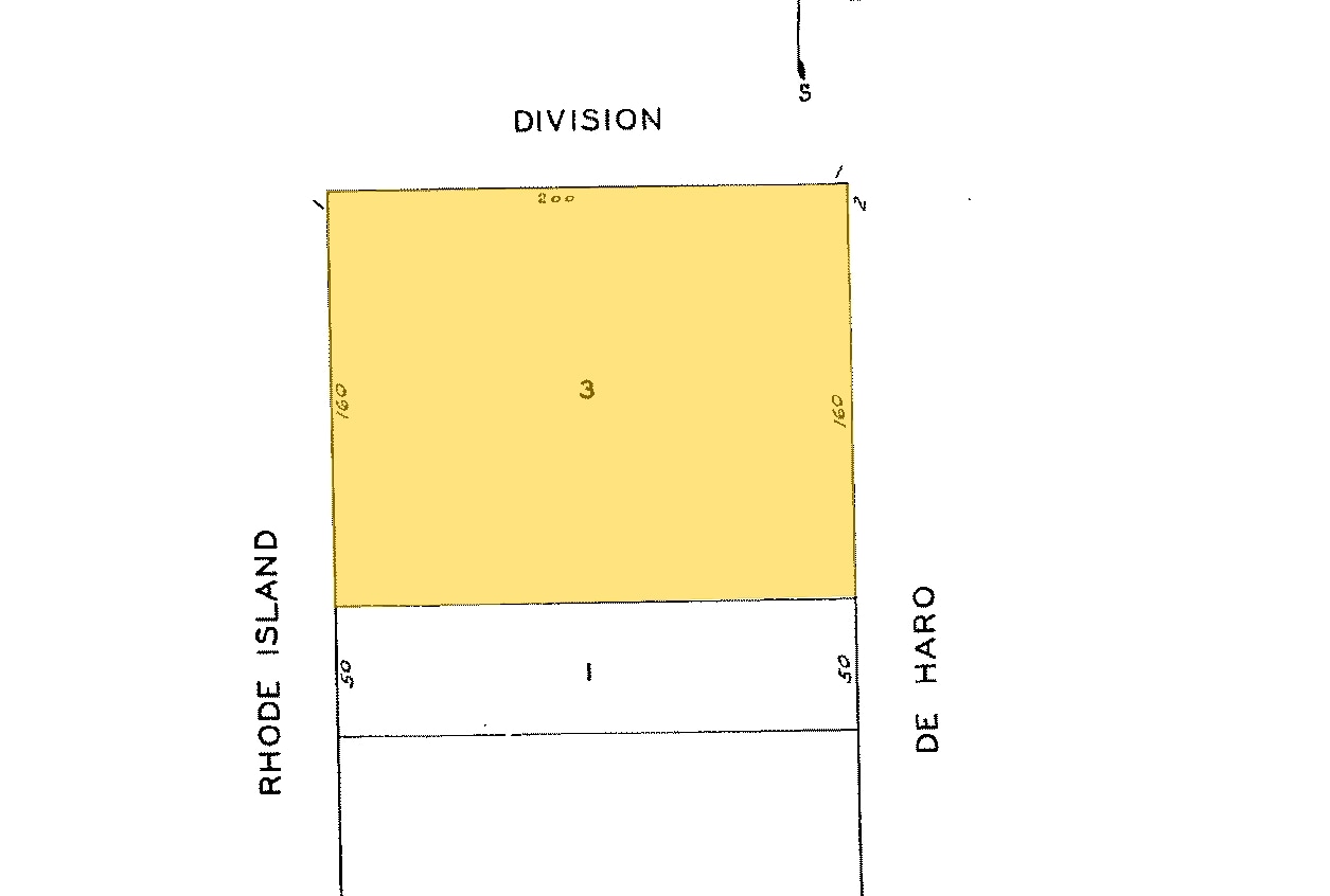 1-25 Division St, San Francisco, CA to rent Plat Map- Image 1 of 2