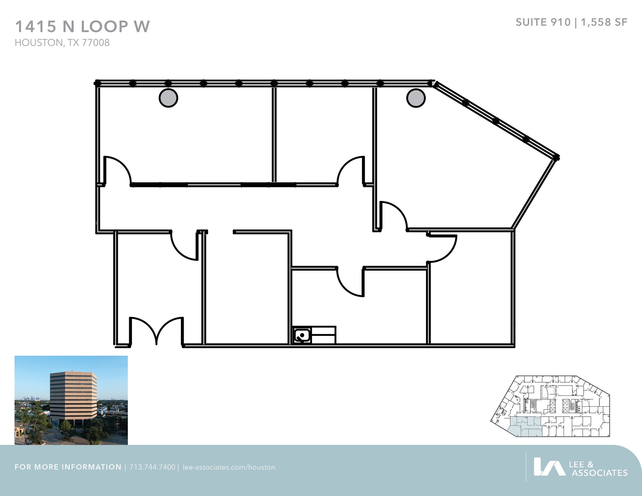 1415 North Loop W, Houston, TX to rent Floor Plan- Image 1 of 1