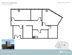 1415 North Loop W, Houston, TX to rent Floor Plan- Image 1 of 1